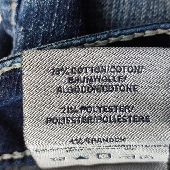 Silver Jeans Tuesday Crop denim blue women's size W28 - Picture 8 of 16